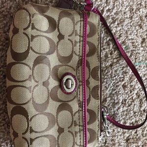 Authentic coach wristlet